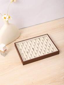 Large Velvet Jewelry Tray, Jewelry Storage & Display Tray, Drawer Style Earring Storage Box, Stackable Jewelry Organizer Tray, Multi-Function Jewelry Display Tray, Portable Multi-Purpose Storage Box, Desktop Drawer Storage Box - Multicolor - View 19