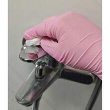 10/50/100只装一次性手套，防水防油，不含乳胶和酒精，适用于厨房清洁、宠物护理、纹身、刺绣等用途。 - 淺粉 - 查看 5