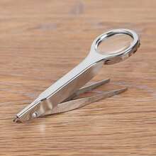 Portable Multifunctional Tweezers With Magnifier And Stainless Steel Tweezers, Suitable For Nail Art And Rhinestone Application - Multicolor - View 8