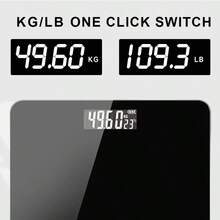 Electronic Bathroom Scale, Smart Body Weight Scale, Fitness Scale, Body Scale, Electronic Weight Scale, Portable Weight Scale, Precision Weight Scale, Suitable For Home, Living Room, Bathroom, Office And Other Places, Accurate And Durable - Multicolor - View 4