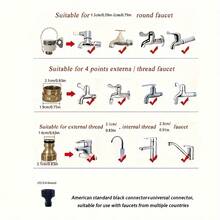 3X Telescopic TPE Water Pipe Copper Plated Garden Car Wash Hose Magic Telescopic Hose Home Outdoor Watering - B - View 6