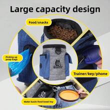 Dog Outdoor Training Bag Dog Fanny Pack Therapy Bag Multi-Functional Pet Bag Pet Treats Bag Train Snack Reward Waist Bag - Multicolor - View 3