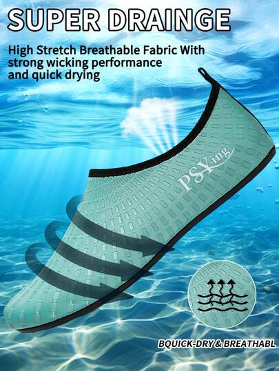 Zapatos de agua para hombres, zapatos de buceo, zapatos de surf, zapatos de natación, adecuados para surf, natación, remo, buceo. Se pueden usar directamente, son cómodos y suaves. Son zapatos deportivos casuales, adecuados para actividades deportivas y de acondicionamiento físico tanto en interiores como en exteriores.