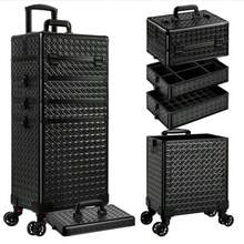 KINGSTEAM Cosmetic Train Cases - Black - View 1