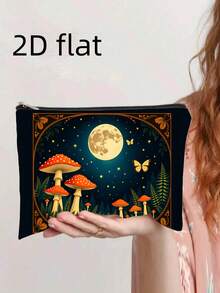 1pc A First Aid Kit Printed Washbag, Which Can Also Serve As A Makeup Or Cosmetic Bag. It Features A Sturdy, Fade-Resistant Zipper And Is Lightweight And Foldable, Making It Essential For Everyday Use And Travel. With Double-Sided Printing - View 5