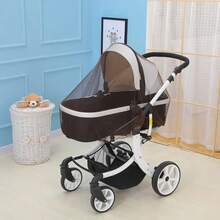 Mosquitera para cochecito de bebé, cochecito de verano, protector insectos, carrito de cochecito para bebés, protección segura, accesorios de cochecito de malla ROS2 - Azul - Ver 9