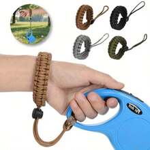 1pc Anti-Slip Retractable Pet Collar Leash With Wrist Strap, Adjustable Chest/Back Harness, Safety Strap, Non-Slip Wrist Strap, Retractable Leash Accessory - Multicolor - View 2