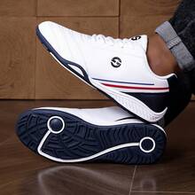 Men's Business Casual Shoes, Men's Training Sports Shoes, Men's Soft Sole Casual Shoes For All Seasons, Men's Walking Shoes, Men's Golf Shoes, Men's Flat Shoes - White - View 12