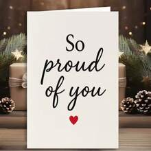 1pc Graduation Achievement Promotion Greeting Card, Perfect Gift For Friends, Family, And Colleagues To Celebrate Special Moments And Successes (Includes Envelope & Card) - So Love - View 4