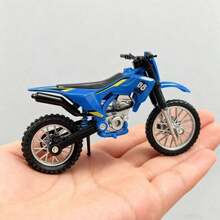 1件1:36比例越野摩托车模型，越野摩托车摆件，摩托车装饰品，男士礼物，生日礼物，新年礼物 - 彩色 - 查看 4