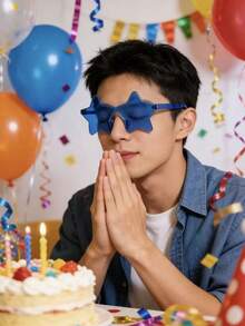 12pcs Frameless Star Shaped Transparent Glasses, Frameless Party Favors, Frameless Glasses, Heart Shaped Fashion Glasses, Heart Shaped Fashion Glasses, Pentagram Frameless Glasses, Diverse Styles - Multicolor - View 5