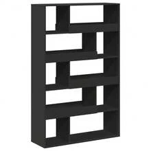 Bookcase Black 100x33x156.5 Cm Engineered Wood - Black - View 2