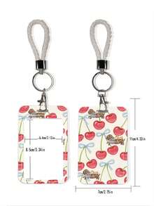 1pc Cute Dachshund Card Holder Set, High-Quality Student/ID Card Protector With Woven Lanyard, Lightweight And Portable For Commuting, Office, Daily Use - Rectangle - View 9