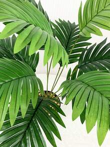 Bộ 2 cây giả, cao 60-125cm, bao gồm cây cọ giả, lá cọ nhiệt đới và cây thân cao. Lá Monstera bằng nhựa trông như thật, thích hợp để trang trí nhà cửa, nhà bếp, ngoài trời và văn phòng trong nhà. - Nhiều màu - Xem 9