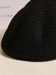 时尚酷炫双面女士前卫帽，春夏透气镂空贝雷帽，韩式修脸画家帽 - 彩色 - 查看 5