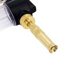 便携式高压水枪可调节金属清洗机洗车机花园浇水软管喷嘴喷洒泡沫水枪 - A - 查看 3