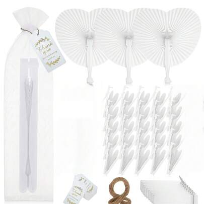 1/4/8/16 chiếc quạt giấy gấp hình trái tim kèm thiệp cảm ơn, dây gai và túi quà, quạt giấy gấp hình trái tim, đồ trang trí đám cưới và tiệc cưới bằng giấy, quạt cầm tay cô dâu và túi đựng quạt, quạt gấp tự làm vẽ tay, quạt giấy màu trơn, quạt cầm tay cho nữ, đồ trang trí tiệc cưới, quạt cầm tay xếp chồng dùng cho lễ đính hôn, quà tặng cô dâu và phù dâu, ngày Valentine, lễ tốt nghiệp, chúc mừng tốt nghiệp, tiệc tốt nghiệp, đồ dùng cần thiết khi đi du lịch leo núi, dụng cụ cầm tay, đồ dùng cần thiết mùa hè, đồ dùng xách tay mùa hè