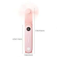 Ventilador Mini Digital Portátil, Ventilador Dobrável Recarregável Leve com Cordão - Ideal para Escritório, Exterior, Viagem e Acampamento - Fique Fresco a Qualquer Momento na Primavera e no Verão, Essenciais para Exterior, Jardim, Viagem, Essenciais Portáteis, Essenciais de Praia, Temporada de Formatura, Formatura, Cerimônia de Formatura, Presente de Formatura, Parabéns Formando, Parabéns Graduado, Orador da Turma, Terminar a Escola, Festa de Formatura, Essenciais para Exterior, Portátil de Viagem, Essenciais de Camping, Ferramentas Portáteis, Essenciais de Verão, Portátil de Verão - Multicolorido - Visão 11