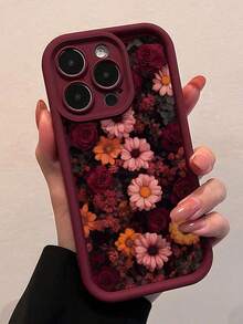 Ốp lưng điện thoại chống sốc họa tiết hoa, tương thích với iPhone 14, 14 Pro, 14 Pro Max, 13, 13 Pro, 13 Pro Max, 11, 11 Pro Max, 12, 12 Pro, 12 Pro Max, XR, XS, 15, 15 Pro, 15 Pro Max, 16, 16 Pro, 16 Pro Max, 17, 17 Pro, 17 Air, 17 Pro Max, ốp bảo vệ điện thoại cao cấp chống rơi vỡ. - Nhiều màu - Xem 1