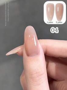 10毫升 MISS SHAKA 春夏美甲冰透明果冻裸粉色白色凝胶指甲油美白流行百搭美甲美甲沙龙家用DIY美甲用品 - 彩色 - 查看 8