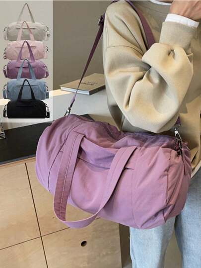 Unisex Lässig Sporttasche, Schulter Umhängetasche, Handtasche, geeignet für Schule, Universität, Fitness, Yoga, Pilates, Wochenendreisen, Übernachtungsreisen und andere Anlässe