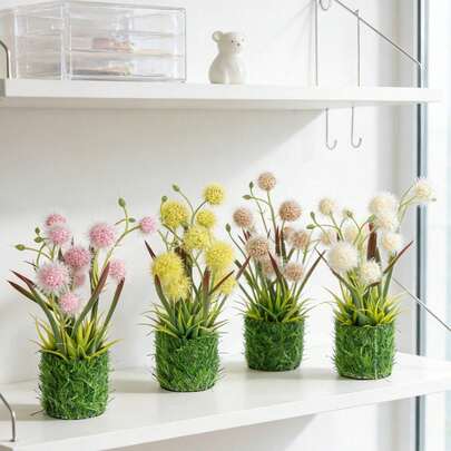 1 قطعة نبات بونساي اصطناعي، زهرة اصطناعية، زخرفة، زهرة اصطناعية، ديكور، مهرجان، حفلة، زهرة رغوية محاكية للنبات الأخضر للديكور المنزلي، الفندق، الحديقة، هدايا عيد الميلاد والتخرج وديكور المنزل والعودة إلى المدرسة ولوازم المدرسة