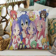 1个动漫图案枕套 - 拉链封口，100%涤纶，四季皆宜的家居装饰靠垫，柔软舒适，适用于客厅沙发、卧室、办公室、旅行、露营 - 理想的礼物，书房枕套，家居装饰，送给亲朋好友的最佳选择或节日礼物，可机洗双面印花，不含枕芯，无需电源，沙发枕套，家居装饰配件，动漫爱好者，可机洗枕套。 - 1PC - 查看 22