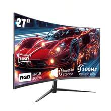 GAWFOLK 34" 4K 165Hz Curved Gaming Monitor | 1500R Immersive Screen, 1ms GTG, FreeSync Premium & HDR400 | Ultra-WQHD 3440x1440, 95% DCI-P3, 400 Cd/M², Anti-Glare | Adjustable Stand (Height/Tilt/Swivel) & VESA Compatible | Dual 2.1 + 2 DisplayPort 1.4 | Low Blue Light & Flicker-Free | Perfect For PC Gaming, Home Office & Cinematic Entertainment | Ultimate Father's Day / Graduation Gift For Gamers & Creators [Monitor, Gaming Monitor, Computer Monitor, PC Monitor, Portable Monitor, TV Alternative] - US A Type Plug(110-127V) - View 20