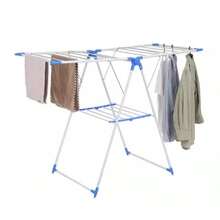 Thickened Plastic Tube Foldable Wing-Shaped Indoor/Outdoor Drying Rack - View 9