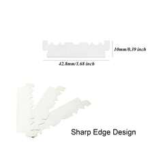 univinlions 6" Foldable Black Handle Spring Internal Sharp Barber Razor + 6 Blades Dual Edge Blade Shaver Beard Face Underarm Body Shaving - Multicolor - View 11