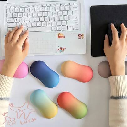 Ergonomic Memory Foam Mouse Wrist Rest - Gel Infused Support, Effectively Relieves Carpal Tunnel Syndrome, Arthritis, Enhances Office Comfort, Breathable Fabric Suitable For All-Day Computer Use (Excellent Gift Choice)