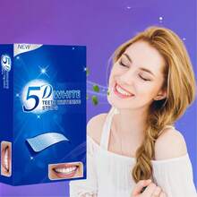 5D-7 tiras blanqueadoras de dientes, limpieza profunda, aliento fresco, sabor a menta, cuidado oral diario - 5D-7 a 14 películas - Ver 3