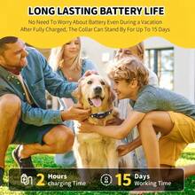 Automatic Anti Barking Dog Collar ,Stops Excessive Barking, Humane To Dogs, Easy To Operate, Suitable For Small, Medium And Large Dogs, A Must-Have For Pet Stores And Dog Owners. - màu đen - Xem 6