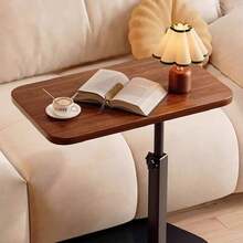 Bàn phụ hình chữ C hiện đại, điều chỉnh độ cao, mặt bàn xoay 360°, thiết kế trượt vào giúp tiết kiệm không gian, kết cấu kim loại và gỗ cứng bền chắc, phù hợp đặt cạnh ghế sofa, giường hoặc bồn tắm. - Nhiều màu - Xem 2