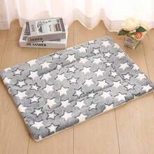 1pc Pet Pad, Dog Bed Mat, Soft Pet Blanket, Double-Sided Warm Dog Blanket, Suitable For Small, Medium, Large Dogs And Cats - Grey - View 12