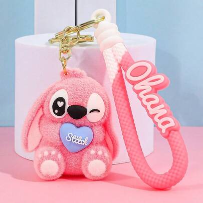 Stitch Cute Creative Cartoon Cute Keychain | Stitch Keyring Car Key Chain Small Backpack Pendant | Car Keychain ,Back Pack Ornament ,Bag Accessories ,School Bag Accessories Purse Pendant Car Keychain Suitable | For Gift Car Accessories Bag Charm Y2k
