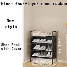 Multi-Tier Simple Shoe Rack, Multi-Functional High Capacity Storage Rack, Easy Installation And Disassembly, Space-Saving, Suitable For Foyer, Hallway, Living Room, Bedroom And Other Spaces To Organize And Store Shoes & Shelves & Storage Rack & Shoe Rack & Storage Rack & Corner Rack - Multicolor - View 11