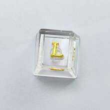 1个金属字母键帽，游戏键帽 ASDW，适用于交叉轴机械键盘 - 采用 ABS 树脂材质，商务风格，OEM 级品质 - 查看 12