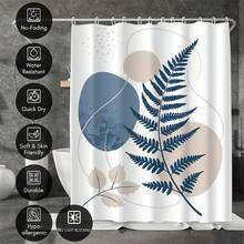 Spring Art Shower Curtain, Colorful Geometric Modern Style Bathroom Decor, Painting-Like Design In Modern Style, Unique Home Gift - Multicolor - View 2
