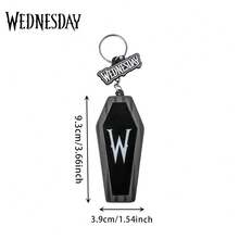 MGM 1PC Wednesday Officially Licensed Squishy Keychain 3D Figurine Bag Clip Anime Figure Keychain Cute Cartoon Collector Keyring Backpack Decor Birthday Christmas Gift - FB-cR2779 - View 3