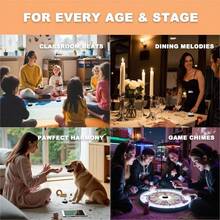 Pet Training Bell, Paw Print Doorbell, Teddy Puppy Feeding Bell, Dog Puzzle Toy Stepping Bell - Multicolor - View 5