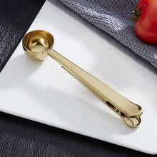 2-In-1 Stainless Steel Coffee Scoop And Milk Powder Scoop, Airtight Clip-On Measuring Spoon For Baking - Multicolor - View 11