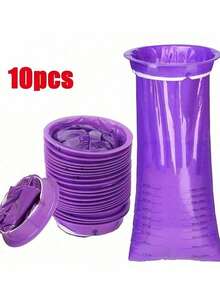 5/1pc Portable Car Sickness Bag, Anti-Vomiting Bag - Multicolor - View 12