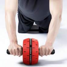 Rodillo para abdominales, rodillo para músculos abdominales, equipo de fitness para el hogar para hombres y mujeres - Multicolor - Ver 5