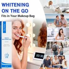 1支*3毫升牙齿美白笔，牙齿亮白凝胶，薄荷味，不含过氧化氢 - 凝膠 - 查看 5