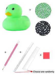 DIY Diamond Painting Duck, Multicolor Interesting Handicrafts, Glue Pen, Handmade Decorations - Multicolor - View 19