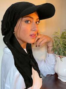 1pc European And American New Ripped Striped Headscarf Hat, Brimless Sun Hat, Lightweight Versatile Headband Cap - Multicolor - View 12