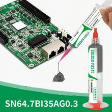 HAOXPNG 151/217℃ Lead-Free Syringe Solder Paste Flux For Soldering Led Smd Repair Tin Paste - HXP-602 - View 4