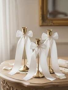 Suportes de Vela Cônica Dourados de Latão - Suportes de Vela e Acessórios Premium, Peças Centrais Decorativas Vintage-Modernas. Perfeito para Decorações de Mesa, Celebrações de Natal, Festas de Casamento, Chás de Panela, Decoração de Jardim ao Ar Livre, Cerimônias, Recepções de Casamento e Peças Centrais de Mesa. - Multicolorido - Visão 11