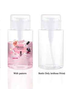 便携式美甲护肤容器 - 小巧便携、经久耐用的塑料瓶，配有按压泵盖，适用于指甲油卸妆液、乳液等小物件 - 完美满足您的外出美容需求，旅行护肤容器，指甲油卸妆罐 - 彩色 - 查看 8